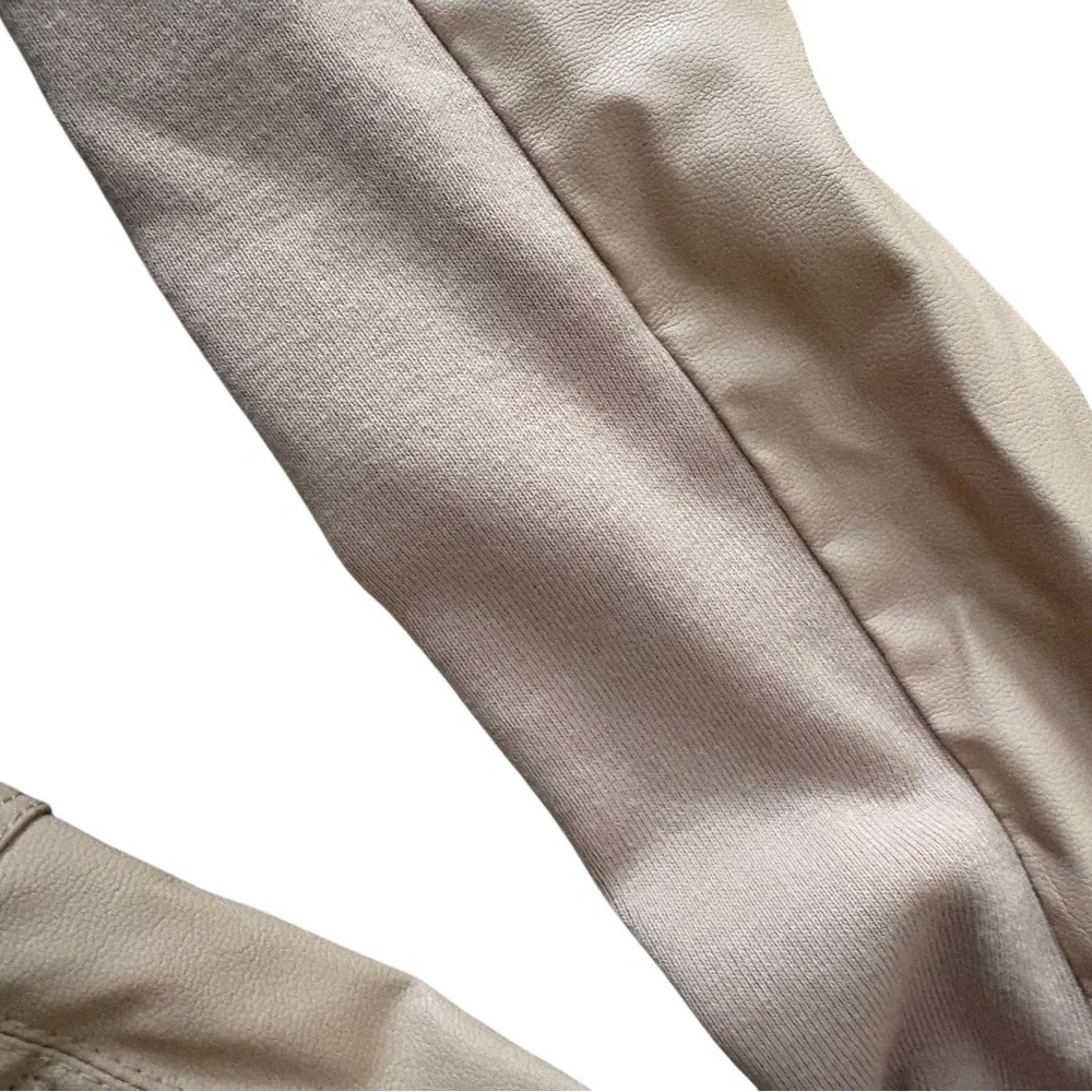 BCBGeneration Faux Leather Blush Pink Moto Jacket - Picture 7 of 7